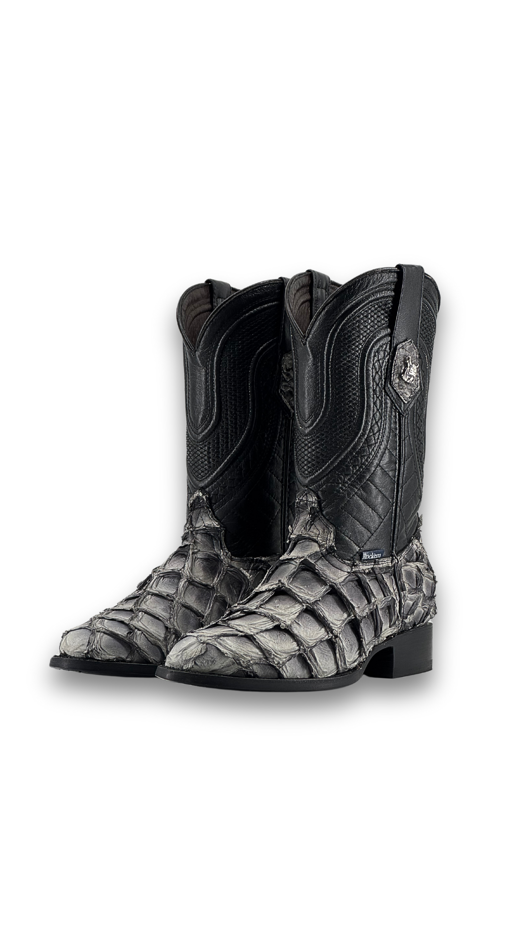 Lambeth Pirarucu Exotic Round Toe Cowboy Boot