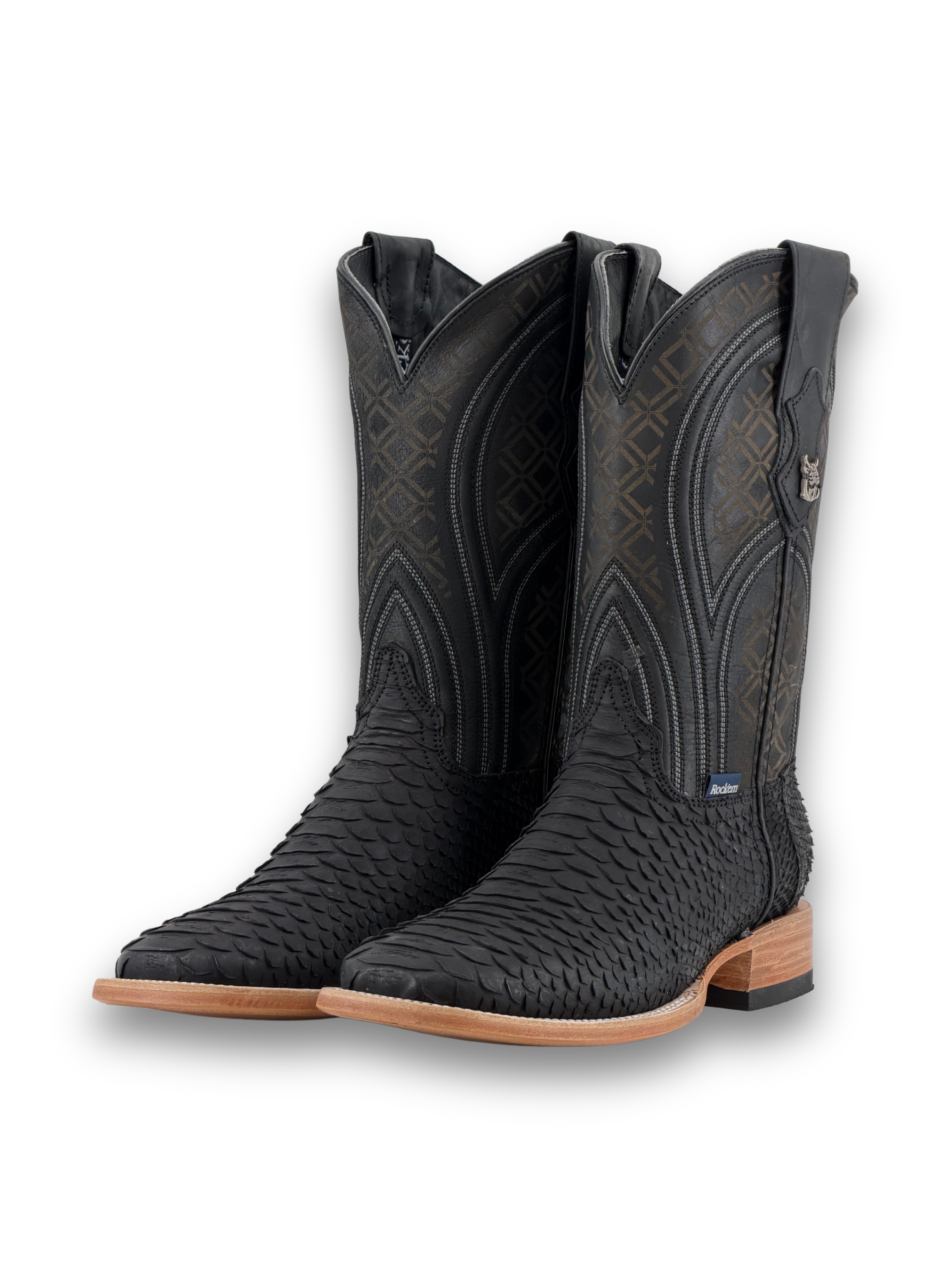 Walter Python Exotic Square Toe Cowboy Boot
