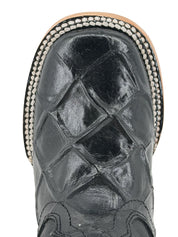 Little Bruce Big Bass Pirarucu Square Toe Cowboy Boot
