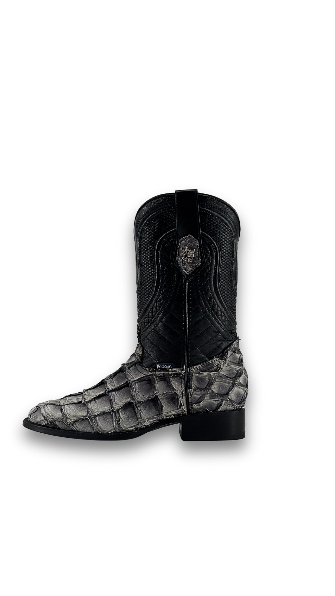 Lambeth Pirarucu Exotic Round Toe Cowboy Boot