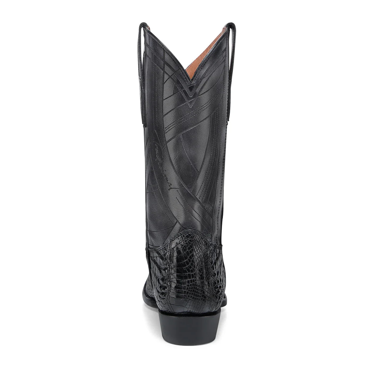 Cuadra CC269 MN Alligator Laser & Embroidery Narrow Square Toe Cowboy Boot