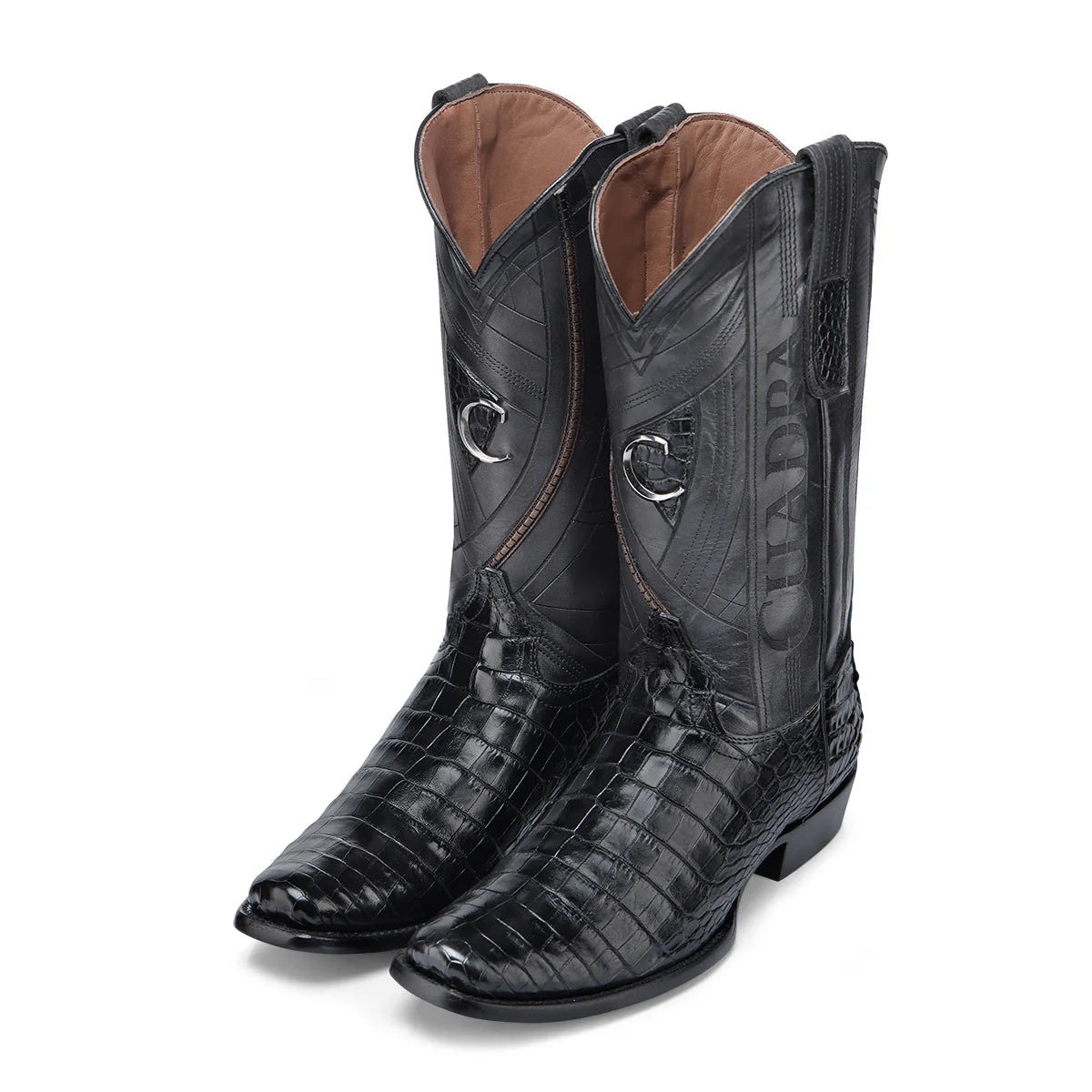 Cuadra CC269 MN Alligator Laser & Embroidery Narrow Square Toe Cowboy Boot