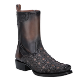 Cuadra CU940 MN Crust Laser & Woven & Zipper Narrow Square Toe