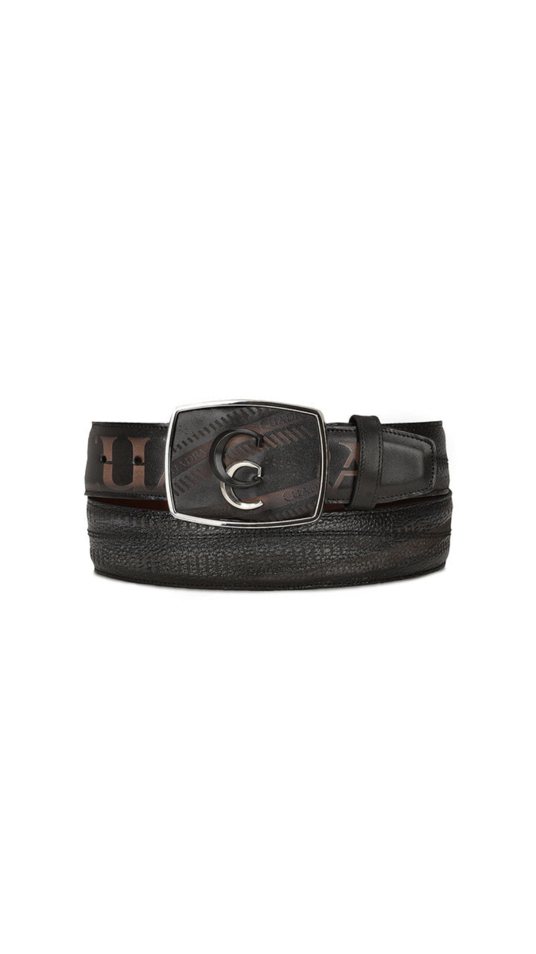 Cuadra Men BC282 Leather Grey Belt