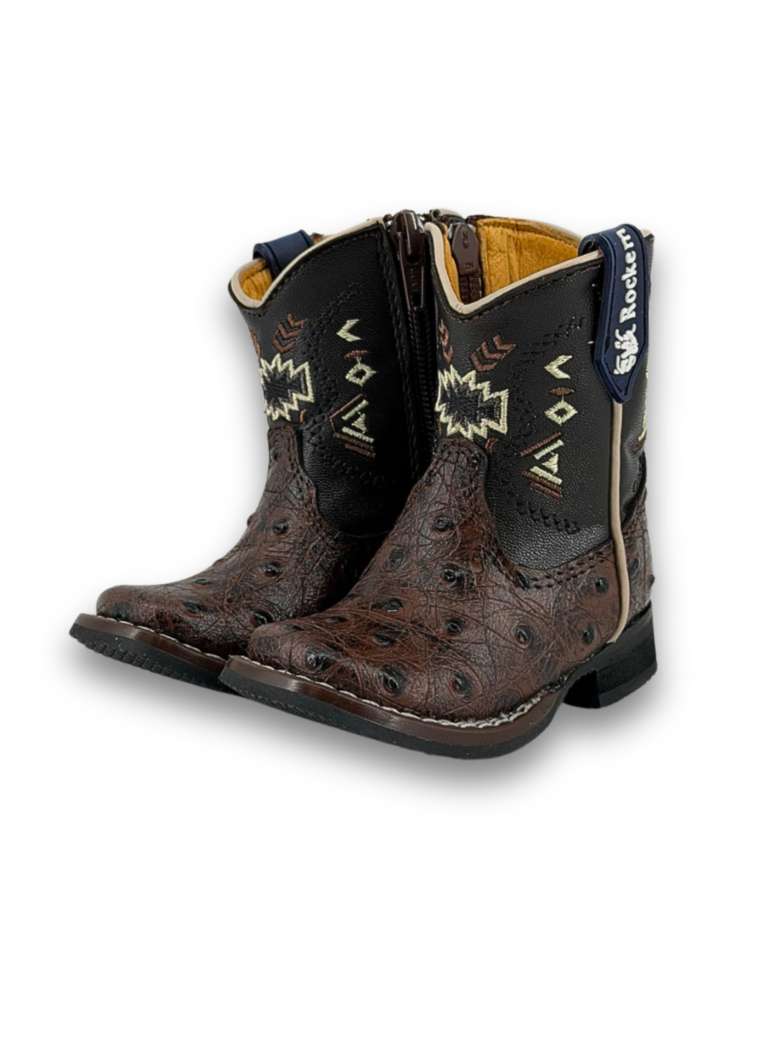 Rock'em Baby Aztec Ostrich Boot