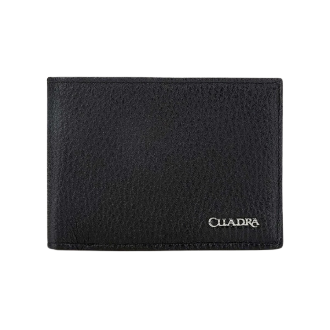 Cuadra DU176 MN Black Deer Stitching Wallet