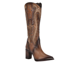 Women Cuadra CU763 LD Satro Sand Overlay & Embroidery & Studs Pointed  Toe