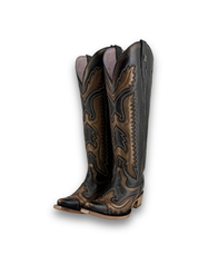 Stacy Tall Wide Calf Snip Toe Cowgirl Boot