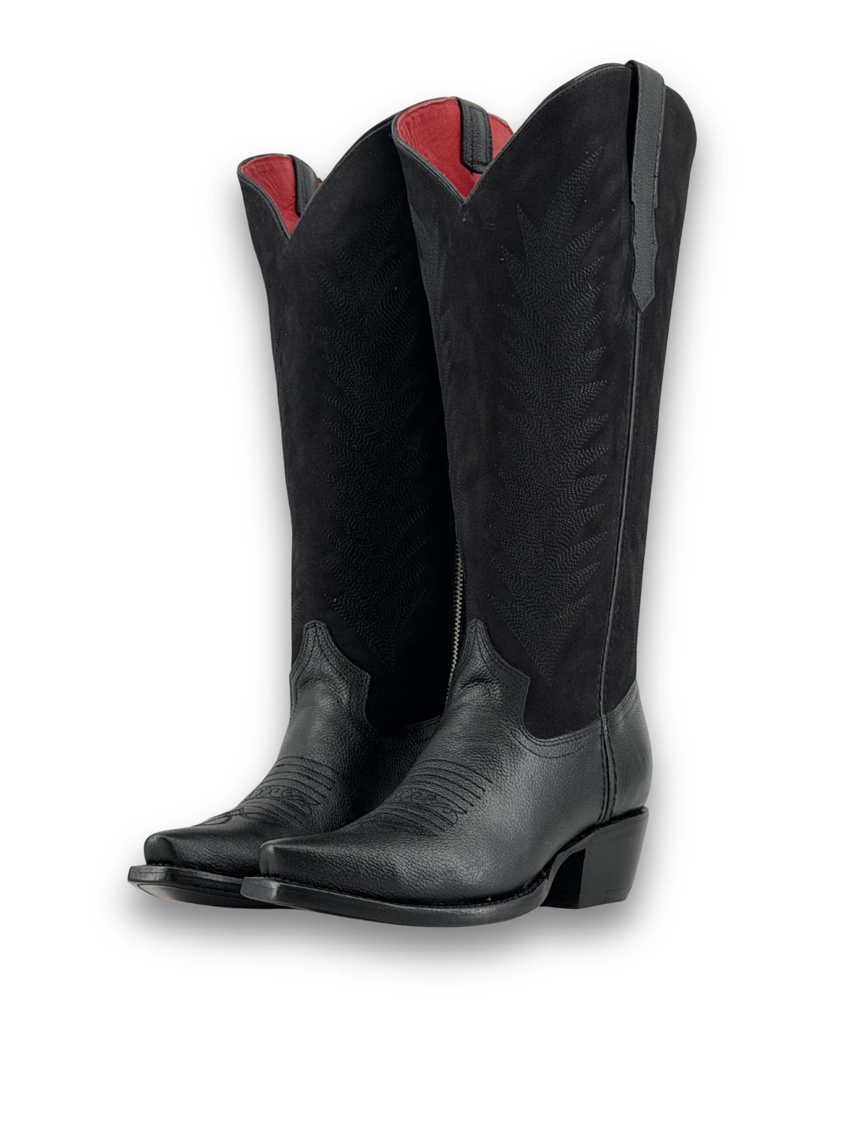 Sierra Midi Wide Calf Snip Toe Cowgirl Boot