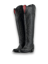 Maggie Knee High Wide Calf Snip Toe Cowgirl Boot