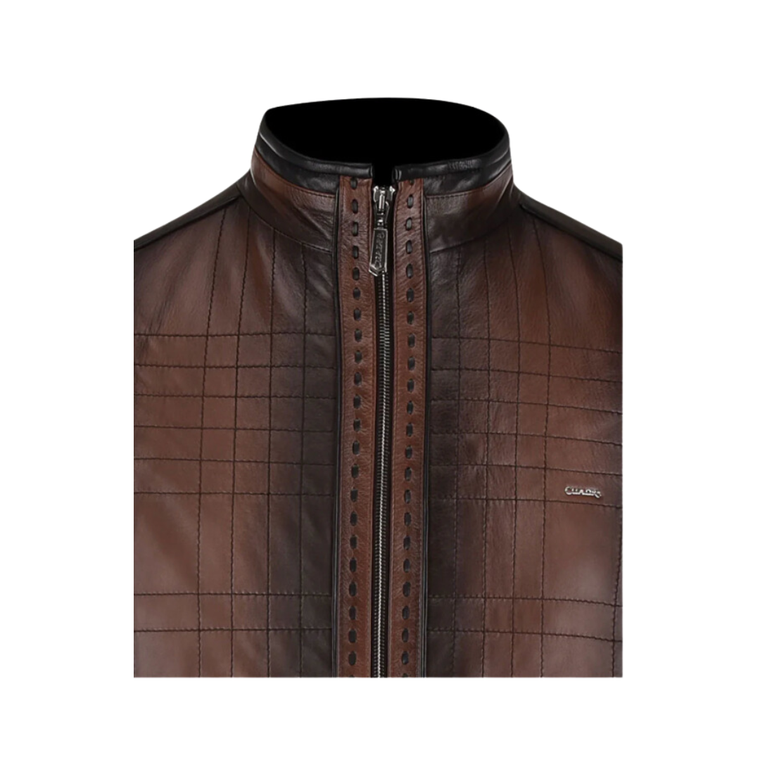 Cuadra JC160 MN Brown Zipper Jacket