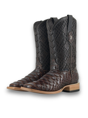 Bradley Shelby Python Square Toe Cowboy Boot