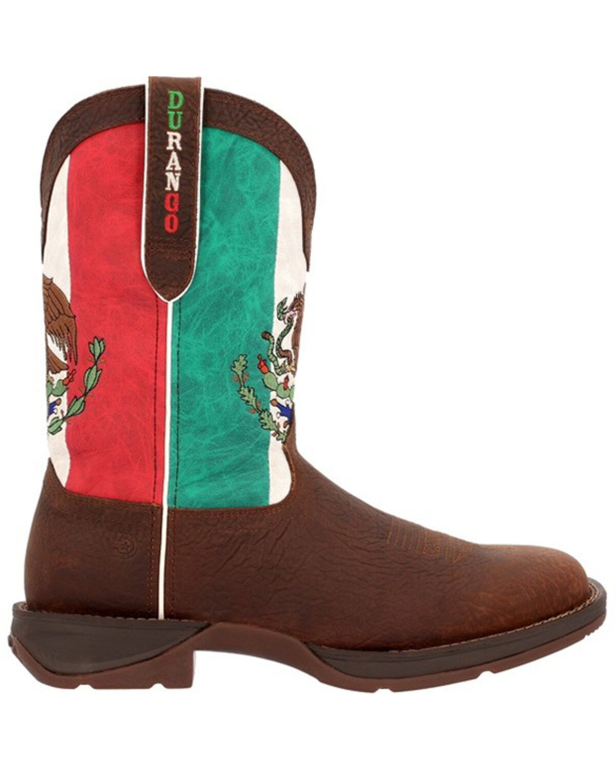 Durango DDB0431 Mexico Flag Steel Toe Western Performance Boot