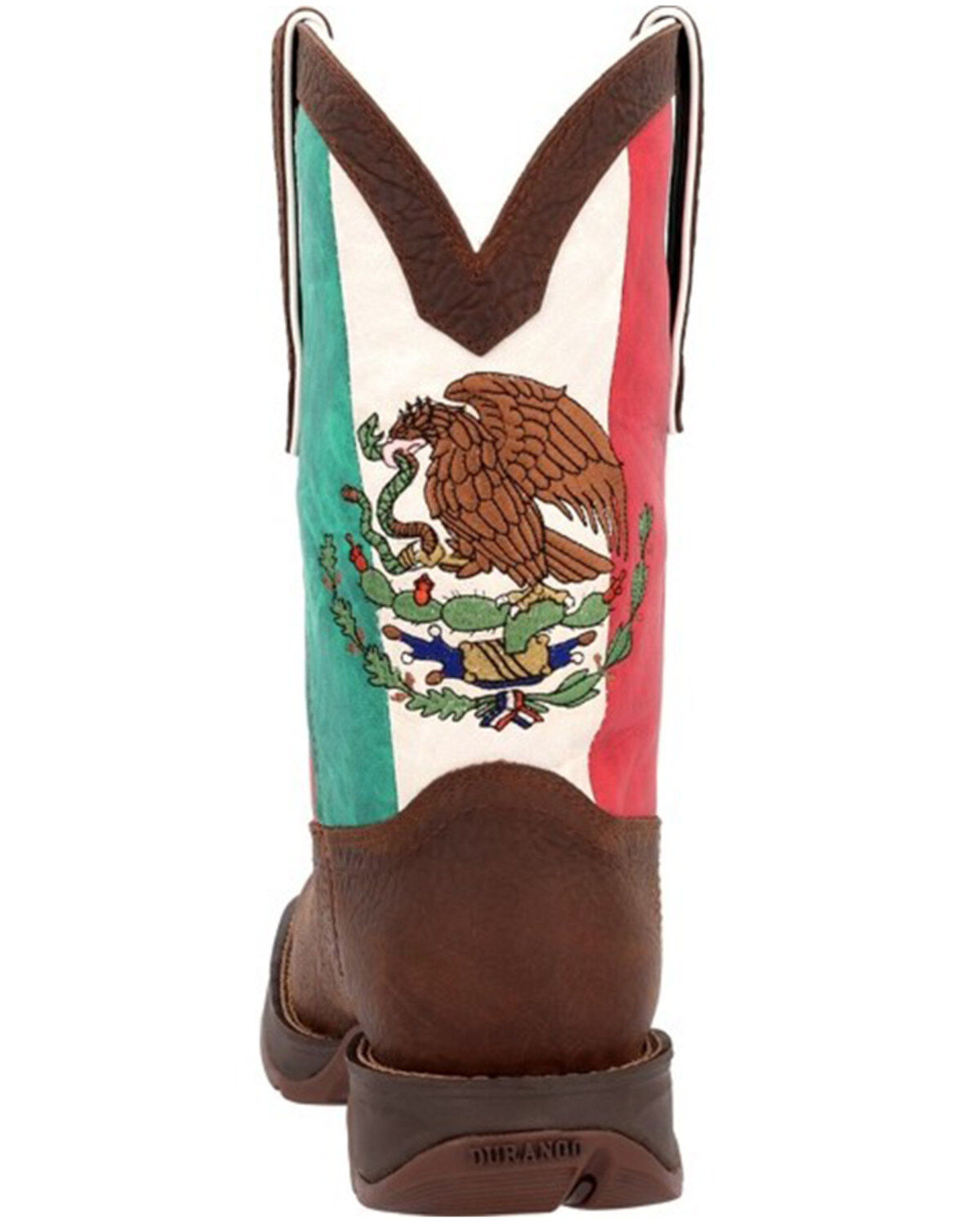 Durango DDB0431 Mexico Flag Steel Toe Western Performance Boot