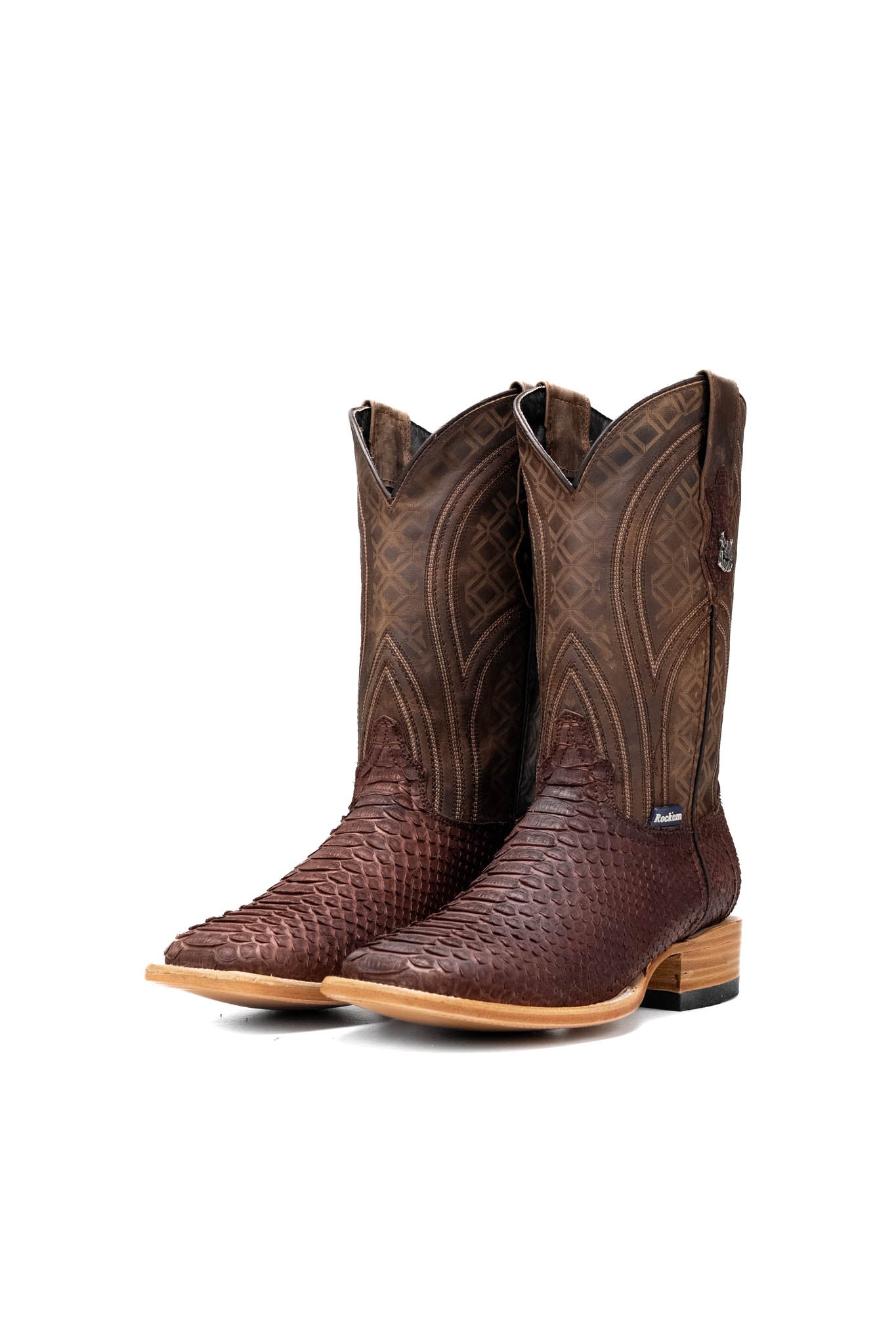 Walter Python Exotic Square Toe Cowboy Boot