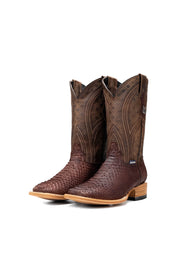 Walter Python Exotic Square Toe Cowboy Boot