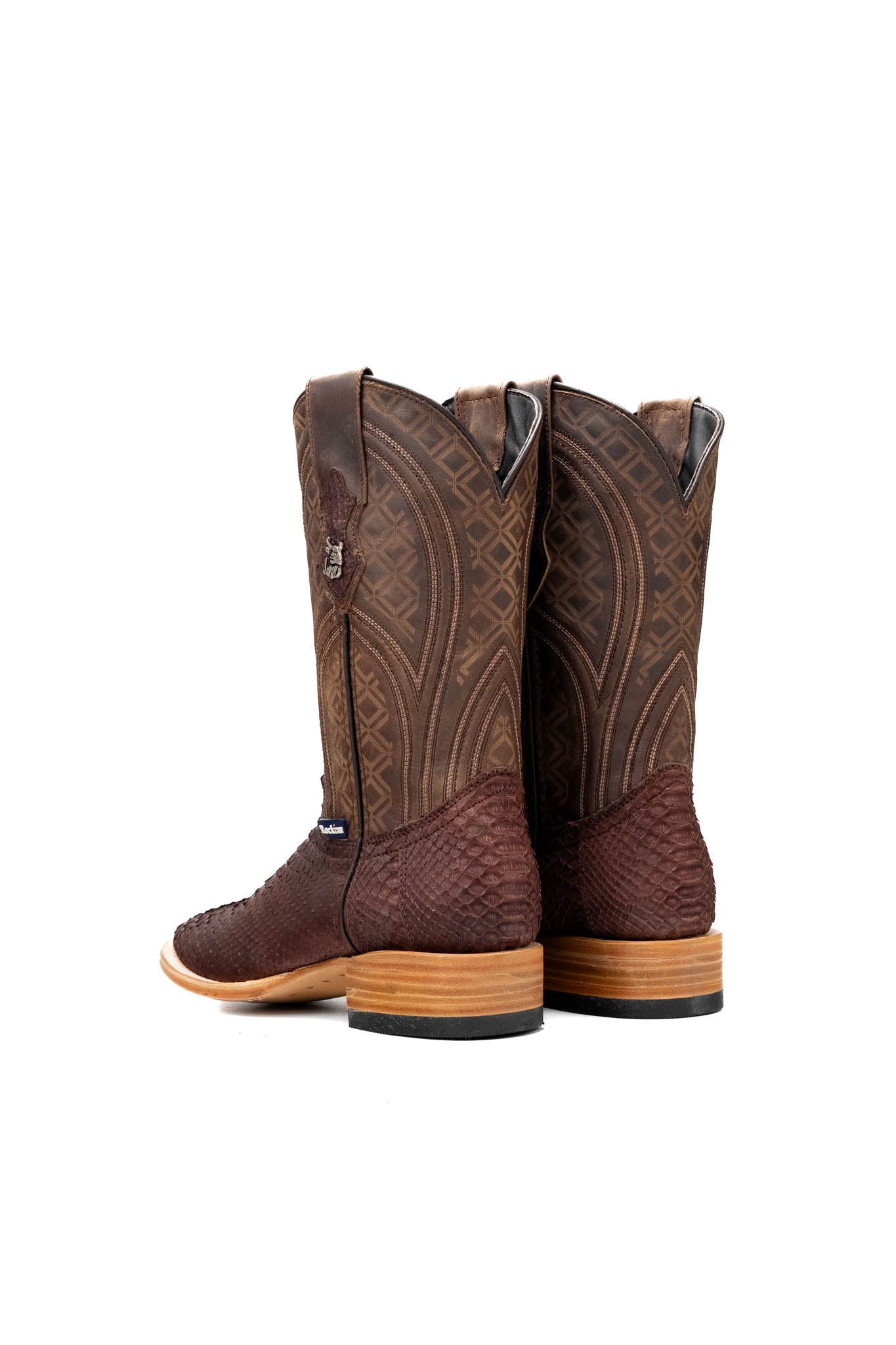 Walter Python Exotic Square Toe Cowboy Boot