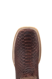 Walter Python Exotic Square Toe Cowboy Boot