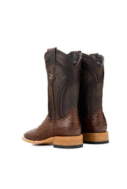 Walter Ostrich Exotic Square Toe Cowboy Boot