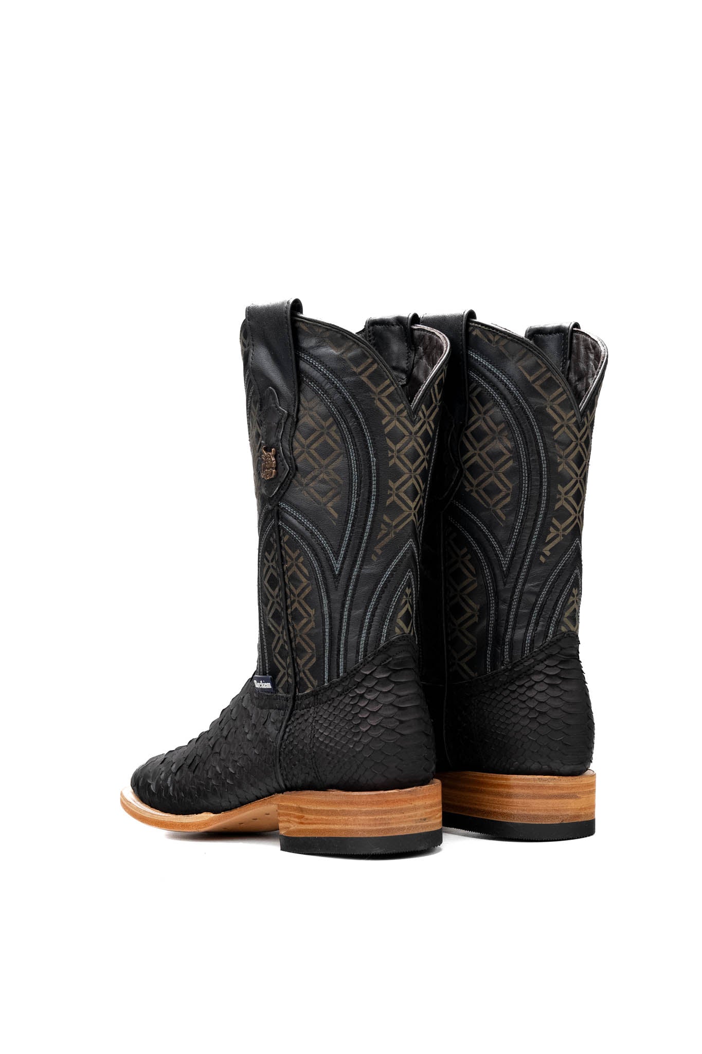 Walter Python Exotic Square Toe Cowboy Boot