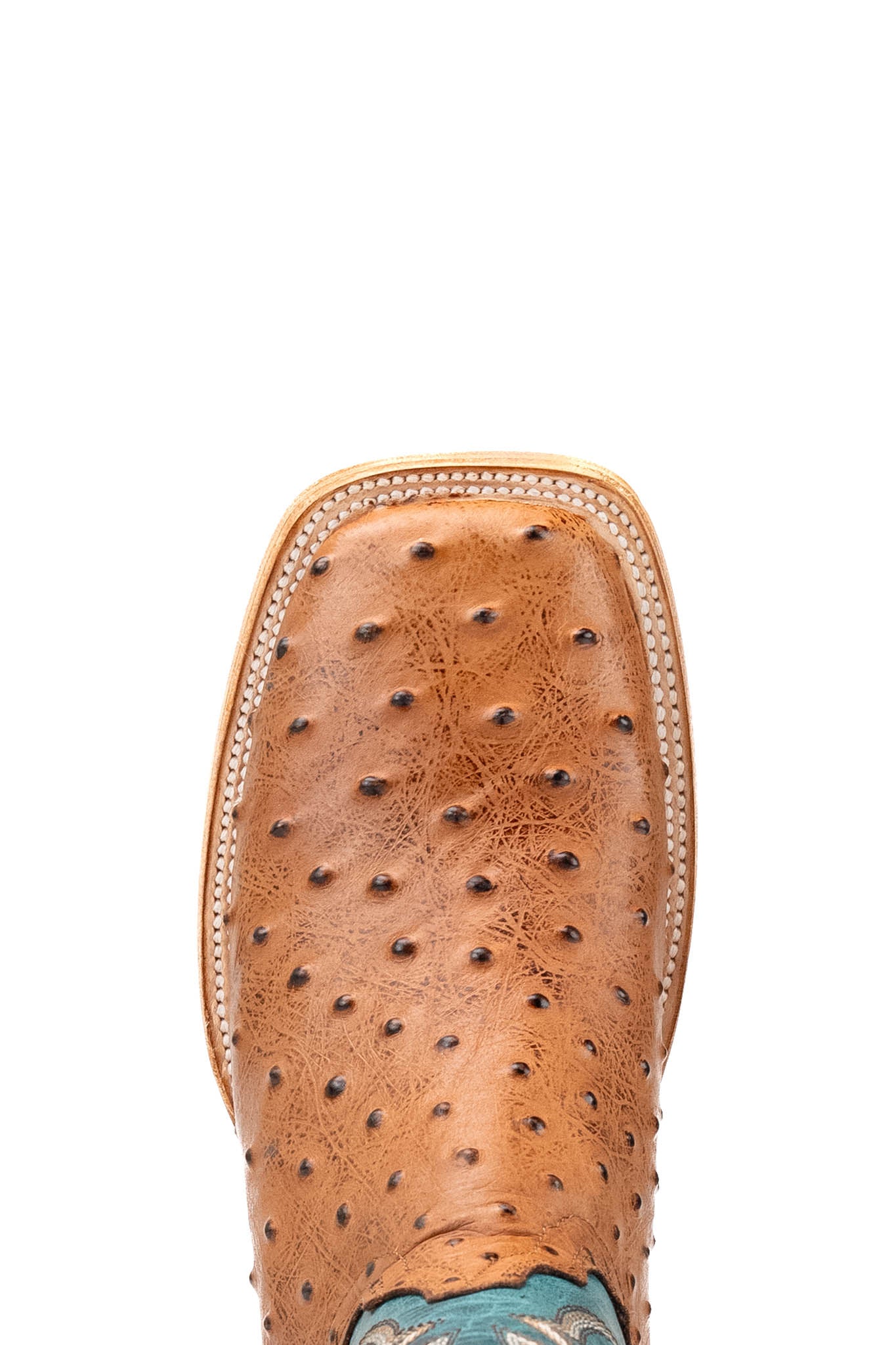 Renegate Ostrich Square Toe Cowboy Boot