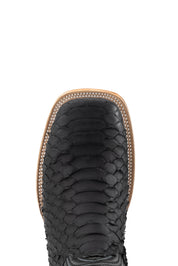 Walter Python Exotic Square Toe Cowboy Boot