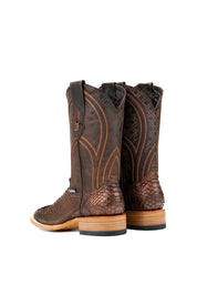 Walter Python Exotic Square Toe Cowboy Boot