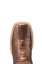 Walter Python Exotic Square Toe Cowboy Boot