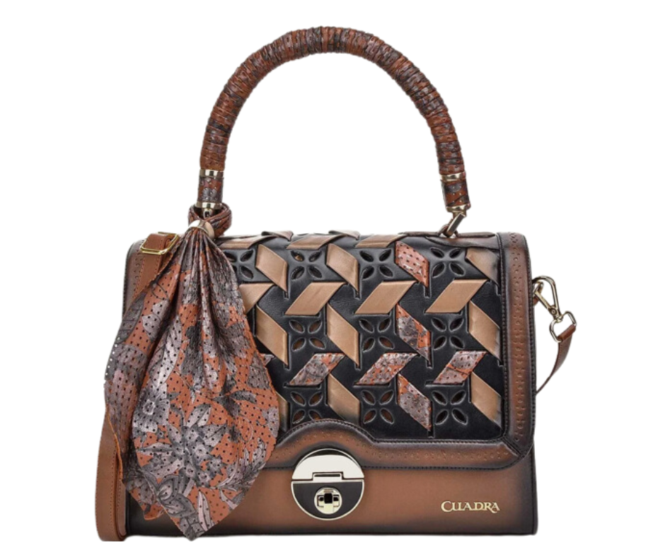 Cuadra Women Bag DU321 LD Black Woven Bag