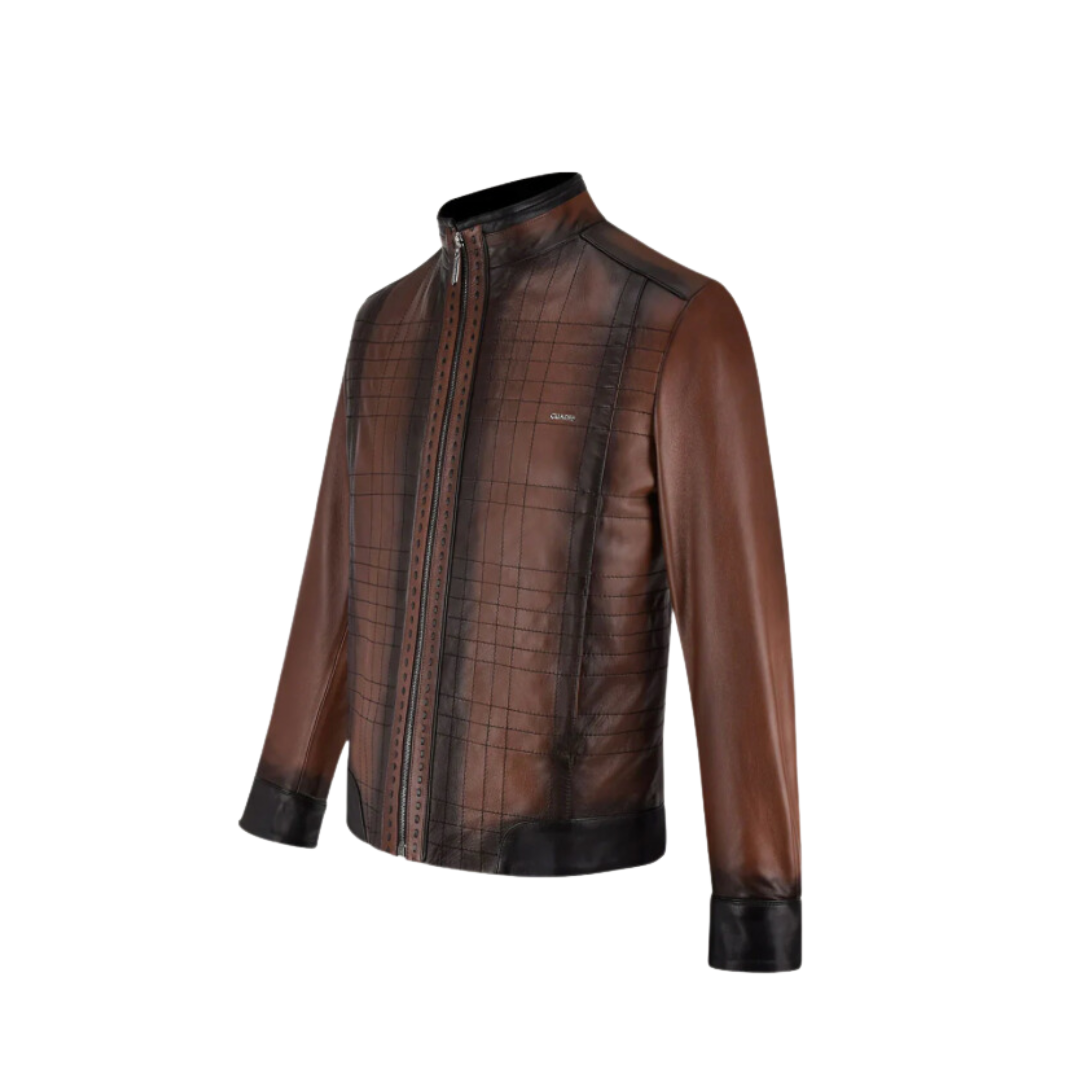 Cuadra JC160 MN Brown Zipper Jacket