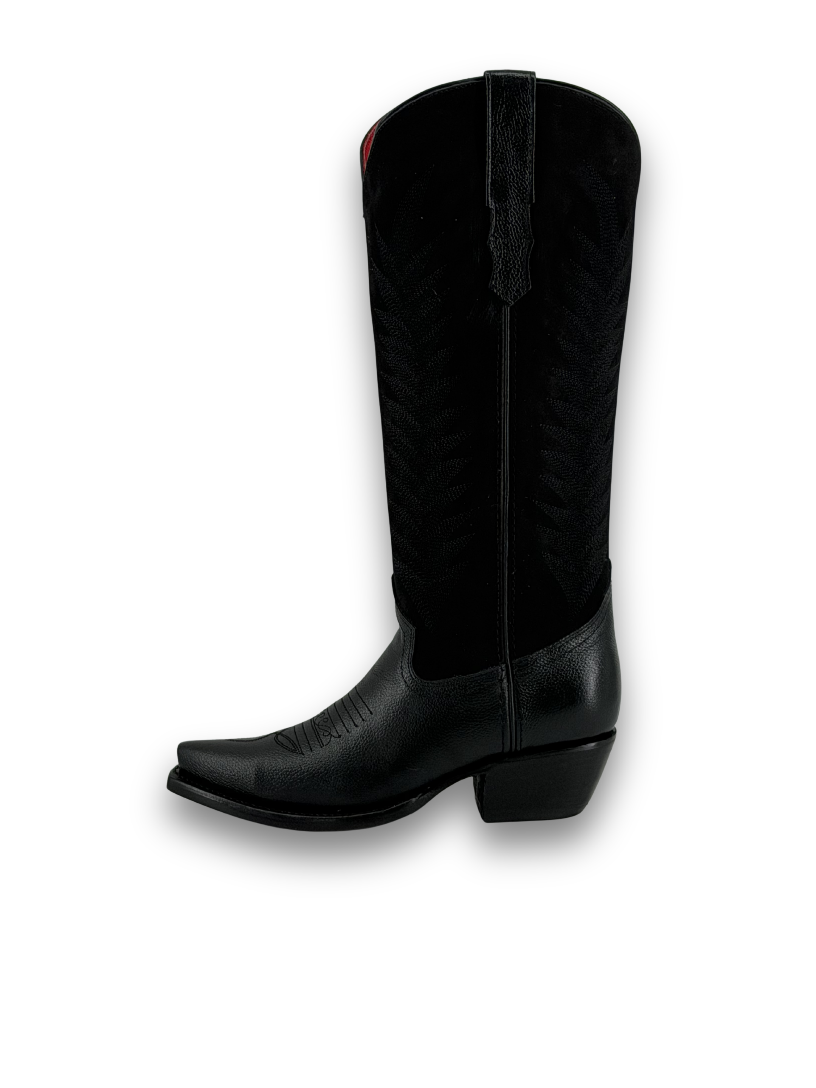 Sierra Midi Wide Calf Snip Toe Cowgirl Boot