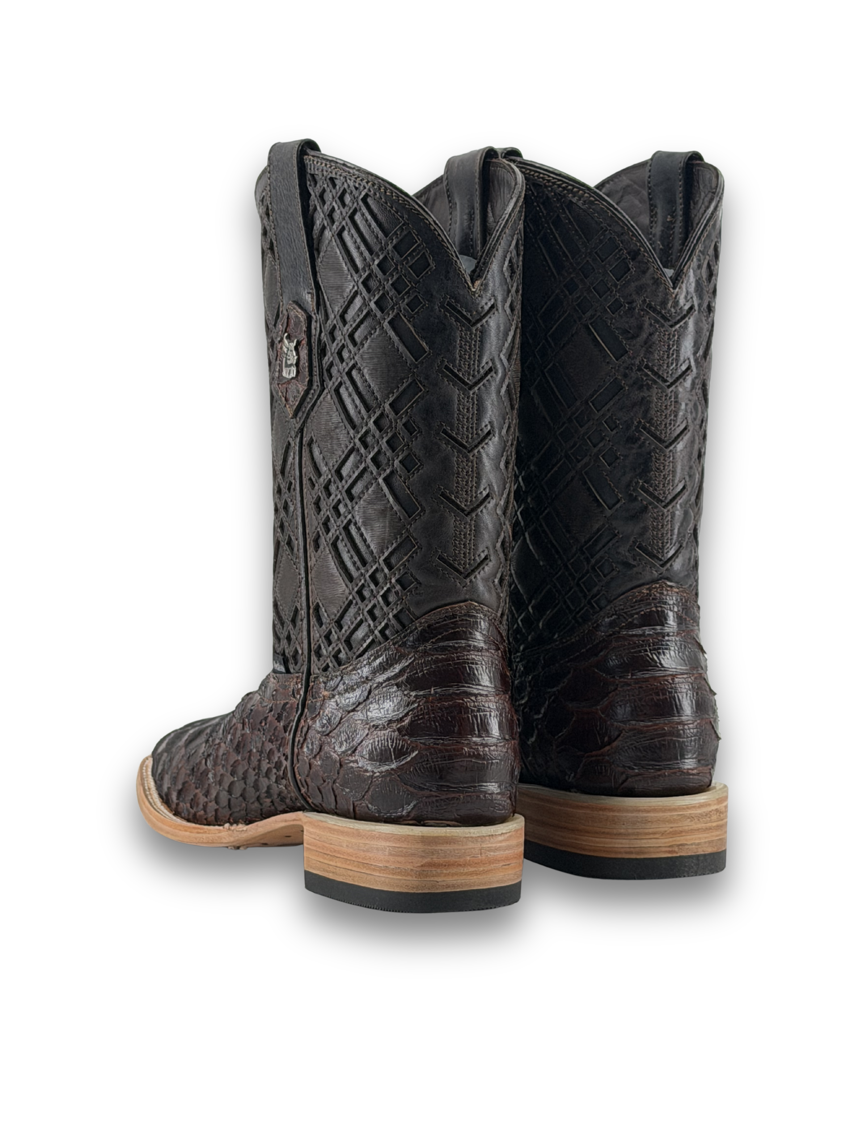 Bradley Shelby Python Square Toe Cowboy Boot