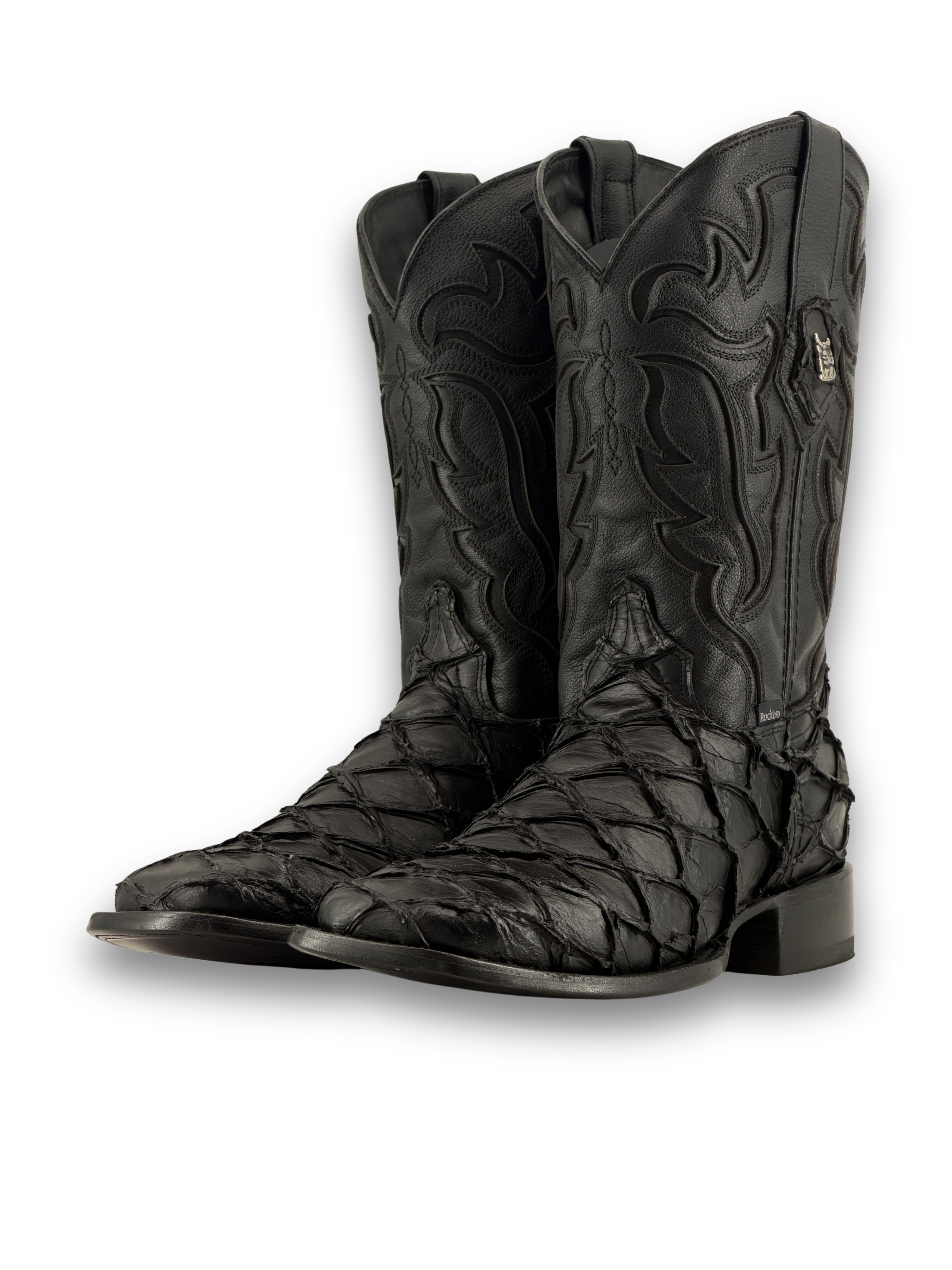 Bruce Shelby Pirarucu Square Toe Cowboy Boot