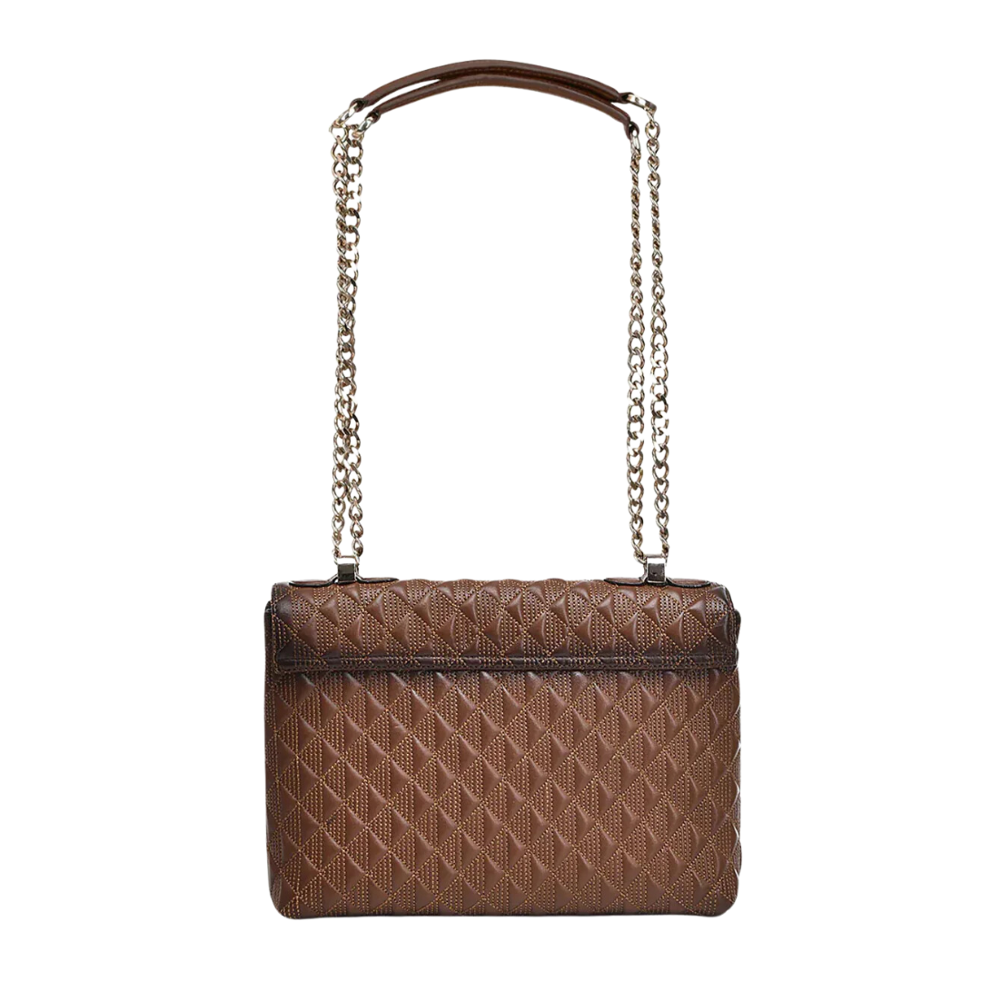 Cuadra DU585 LD Brown Cowhide Crystal Bag