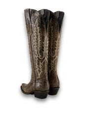 Kaylee Tall Wide Calf Friendly Snip Toe Cowgirl Boot