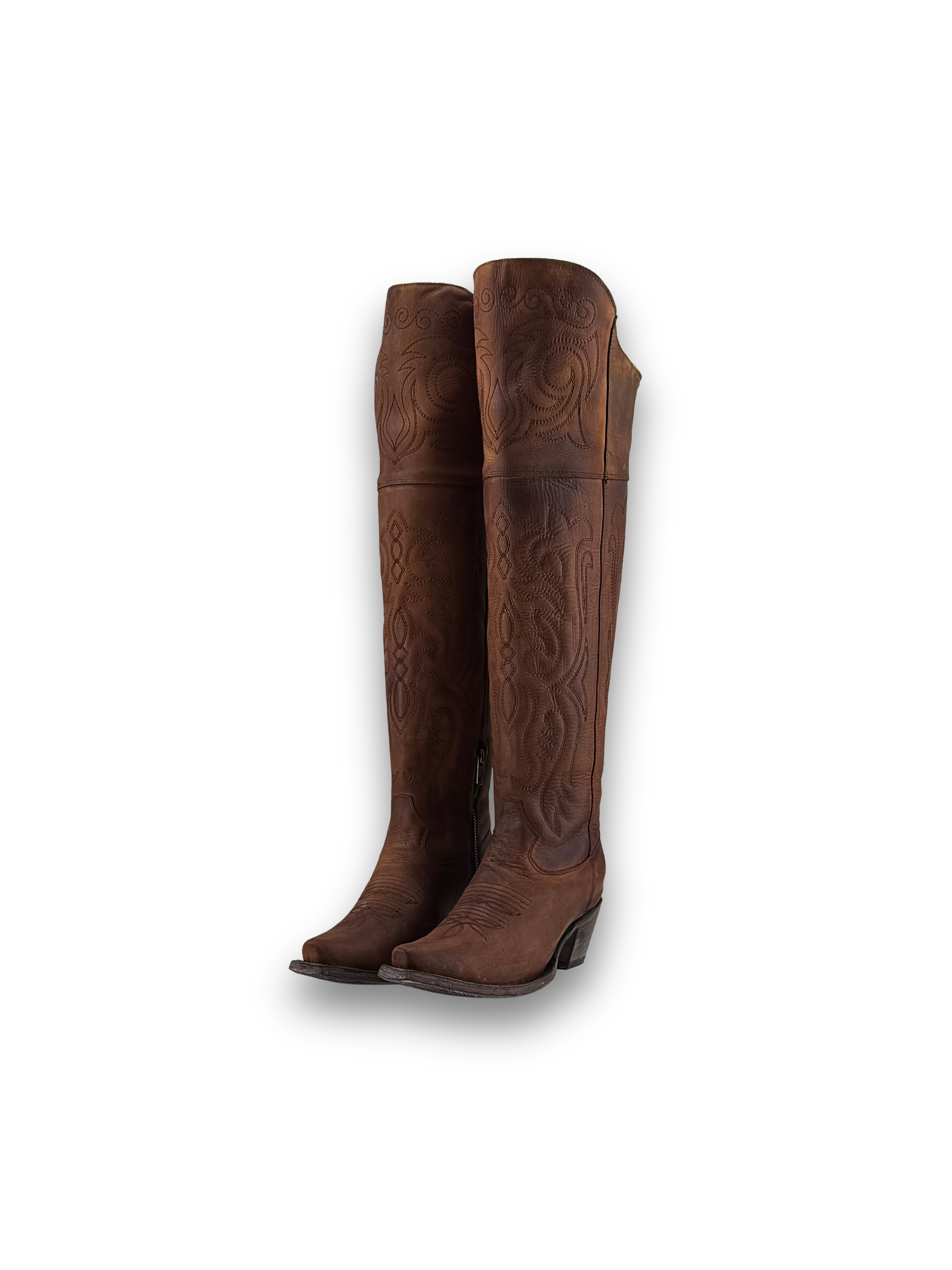 Amour Knee High Snip Toe Cowgirl Boot