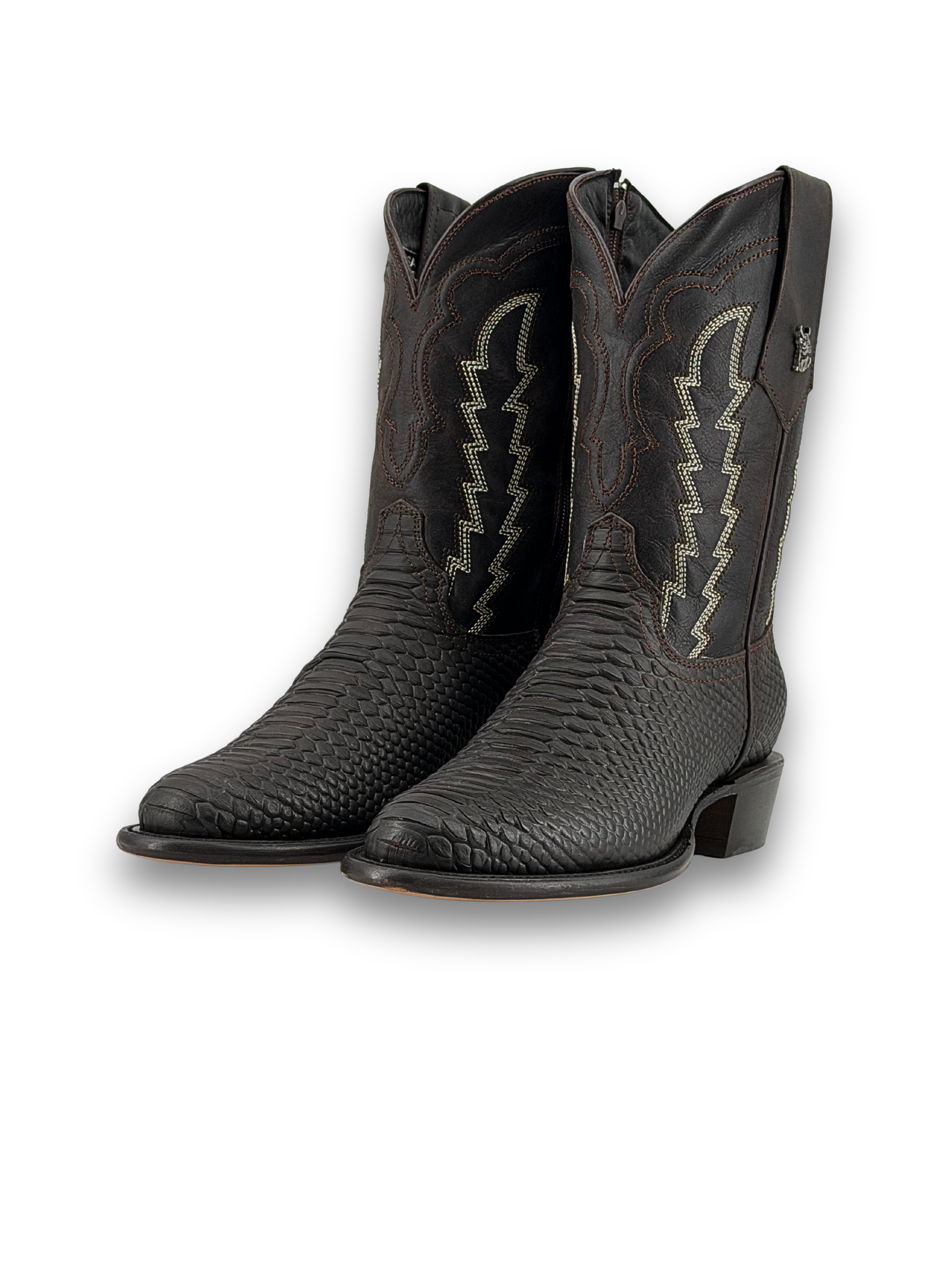 Lawrence Python Round Toe Cowboy Boot FINAL SALE