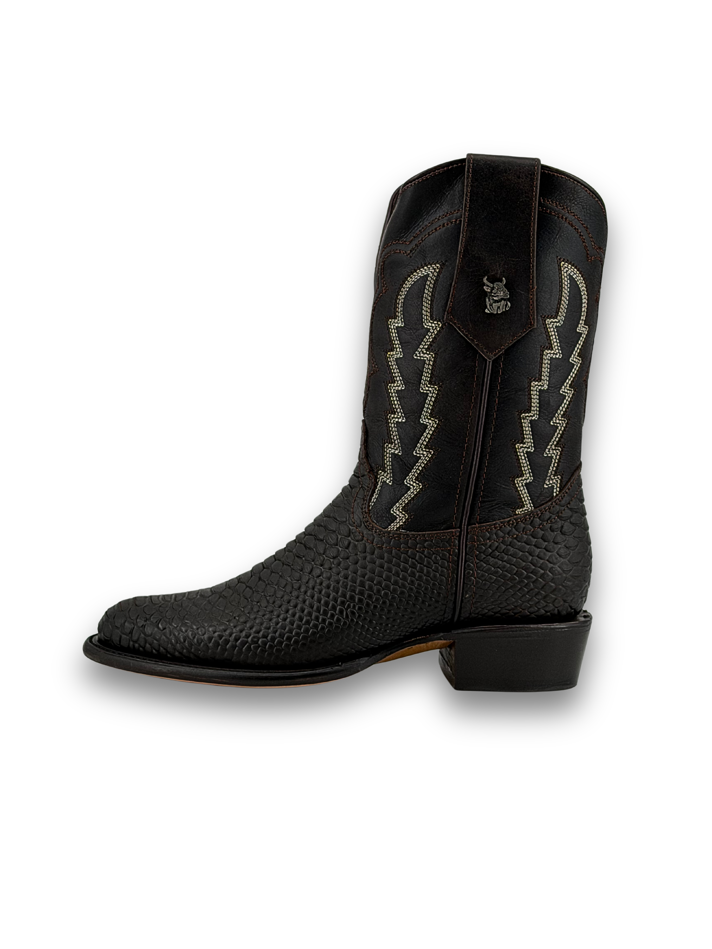 Lawrence Python Round Toe Cowboy Boot FINAL SALE
