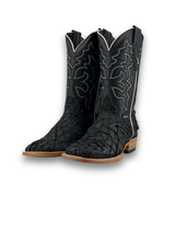 Lucas Exotic Pirarucu Patchwork Square Toe Cowboy Boot
