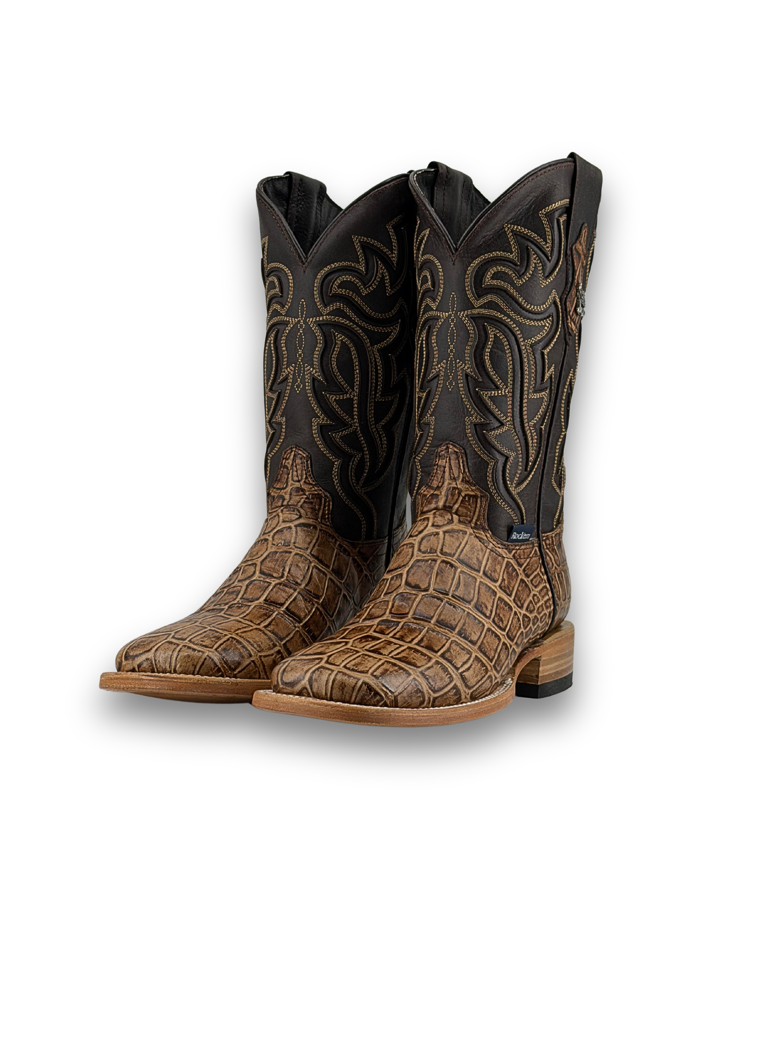Bruce Alligator Square Toe Cowboy Boot
