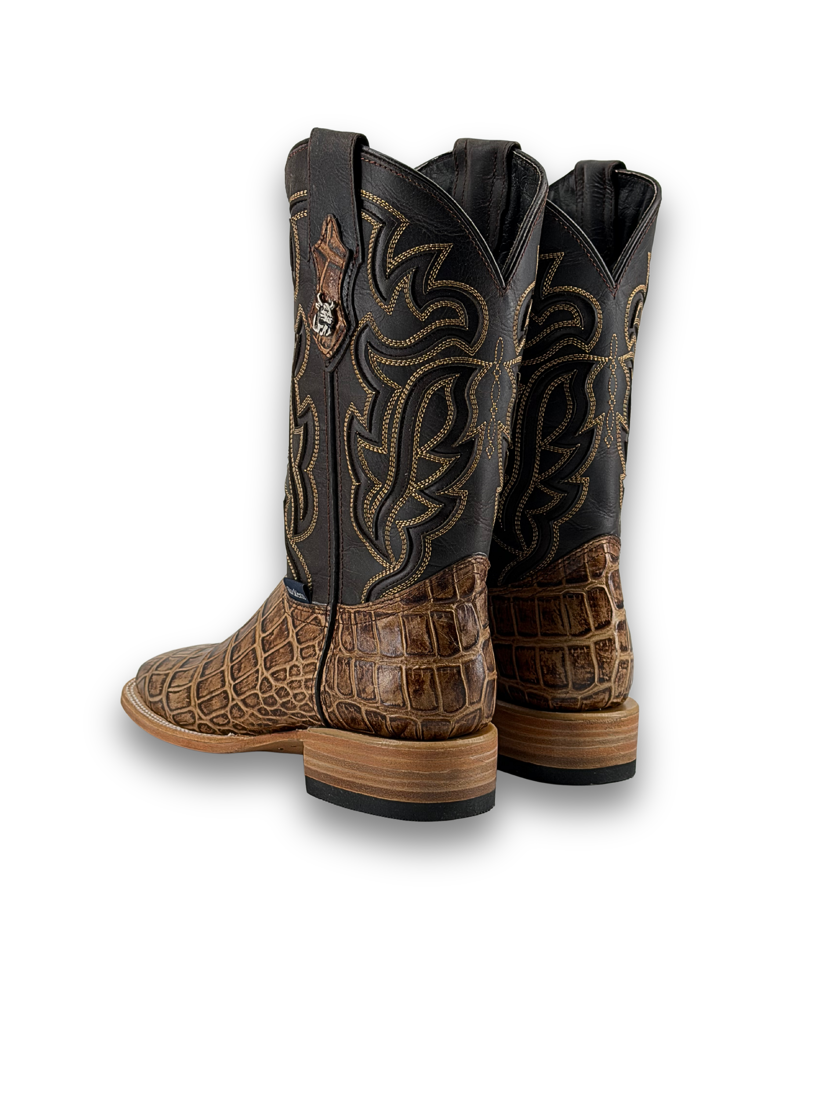 Bruce Alligator Square Toe Cowboy Boot