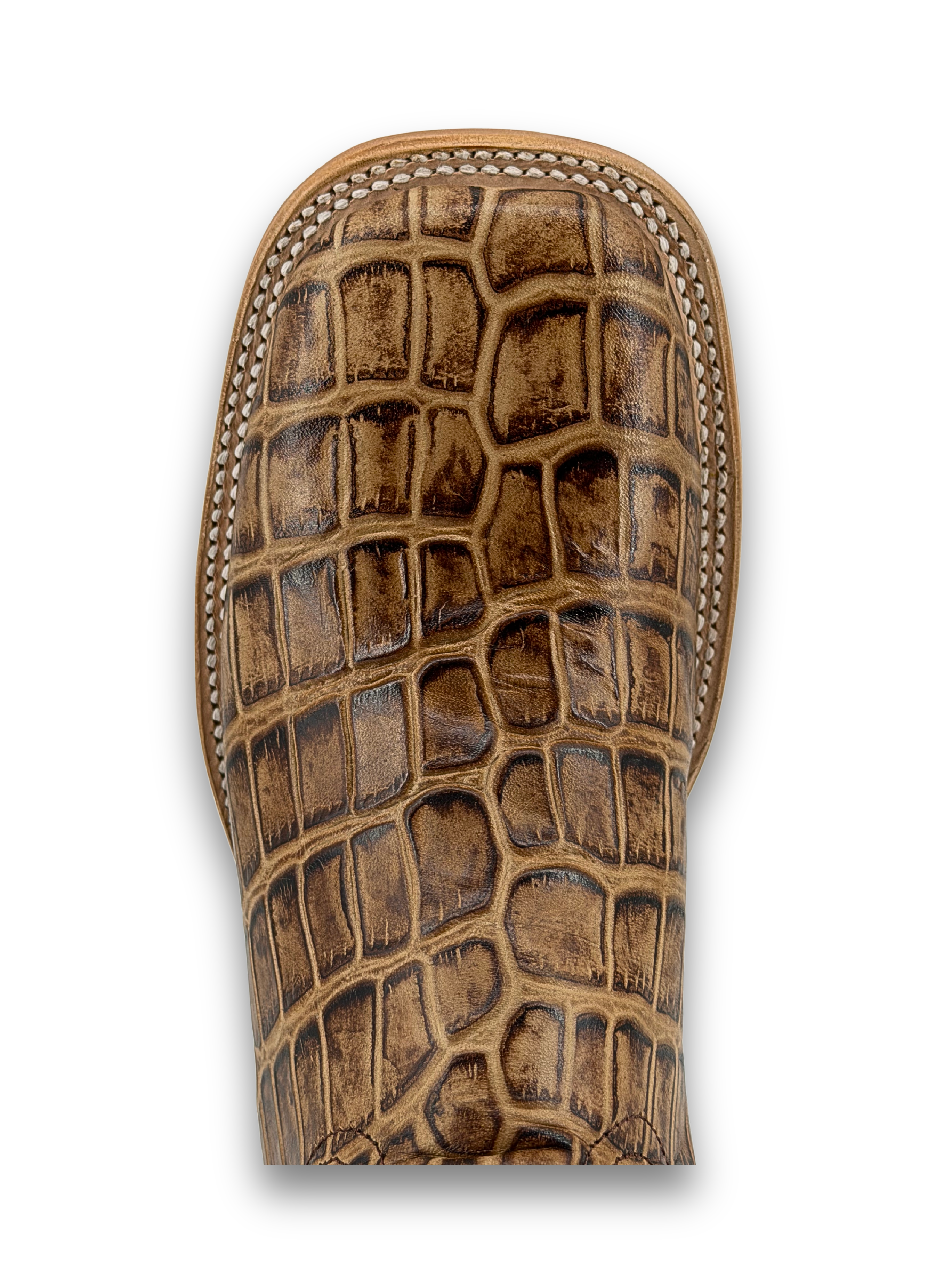 Bruce Alligator Square Toe Cowboy Boot