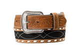 3D Men's Rough-out Inlay Western Belt