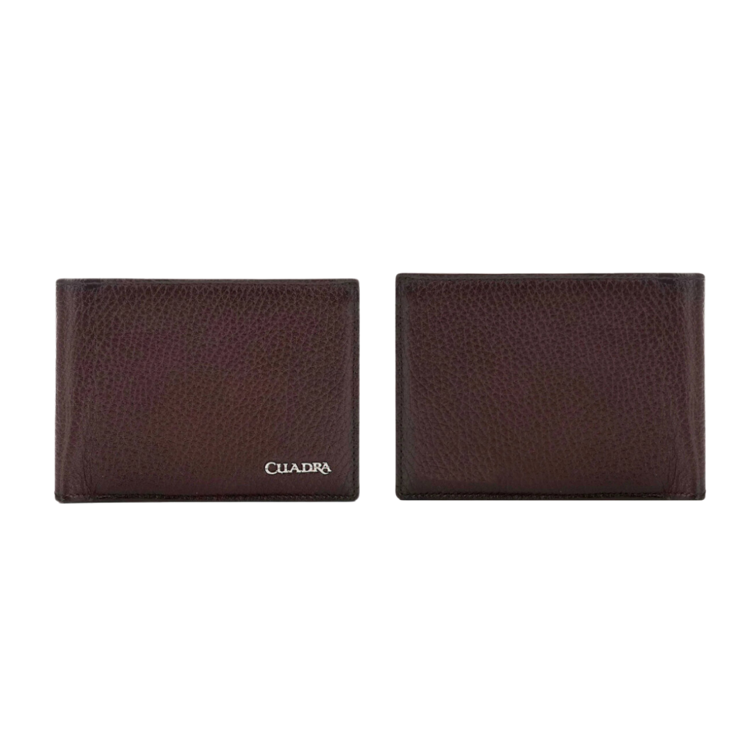 Cuadra DU328 MN Brown Deer Stitching Wallet