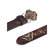 Cuadra BC361 LD Chocolate Python Women Belt