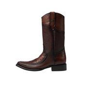 Cuadra CU612 MN Moroni Chestnut Ostrich Laser Narrow Square Toe