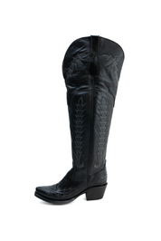 Alexa XL Est. Otono C/ Copete Wide Calf Friendly Snip Toe Cowgirl Boot