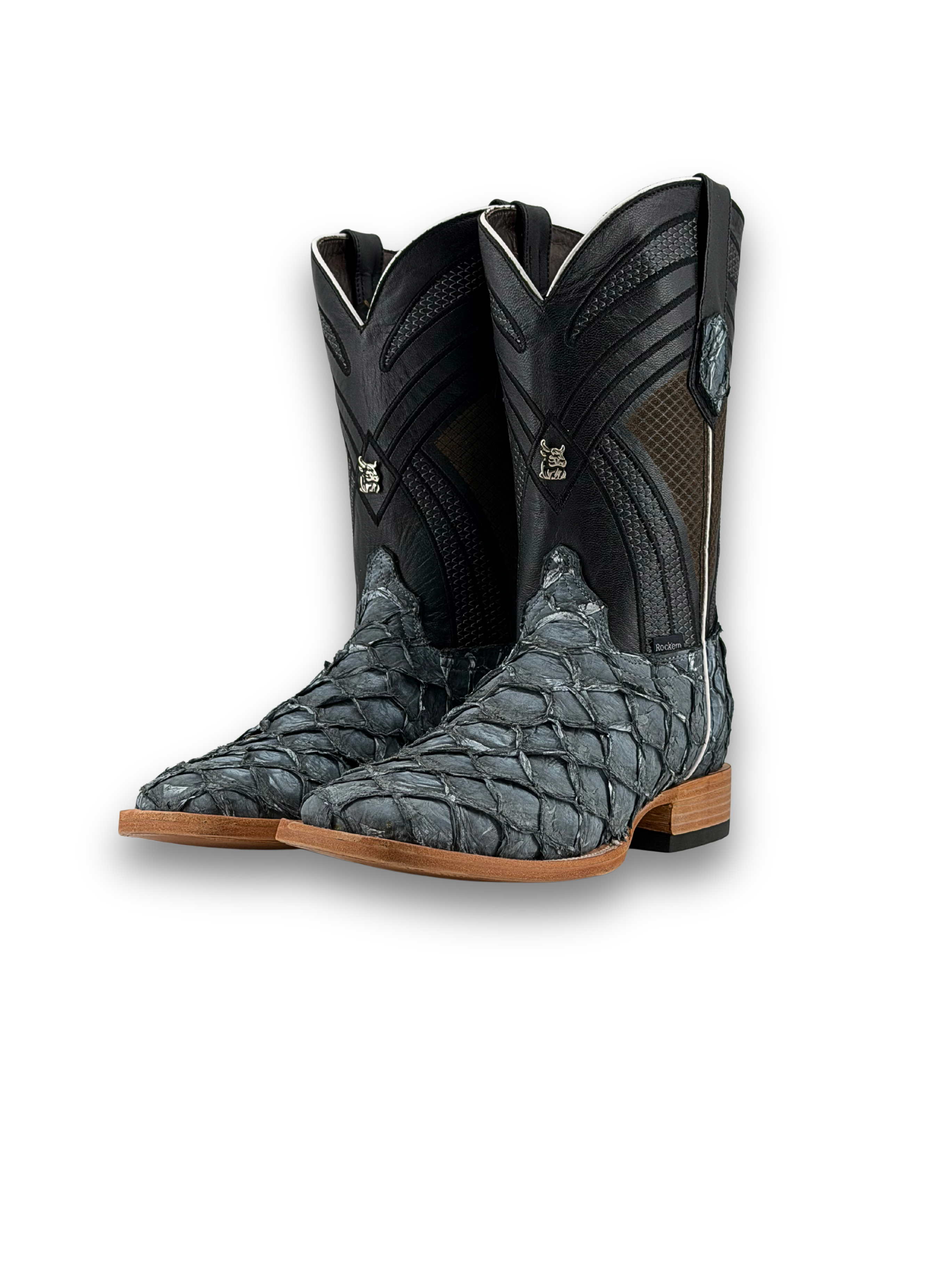 Monroe Pirarucu Square Toe Cowboy Boot