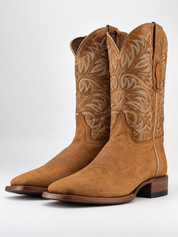 Ranch Industry Nobuck Idaho Square Toe Cowboy Boot