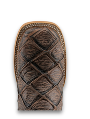 Bruce Big Bass Pirarucu Square Toe Cowboy Boot